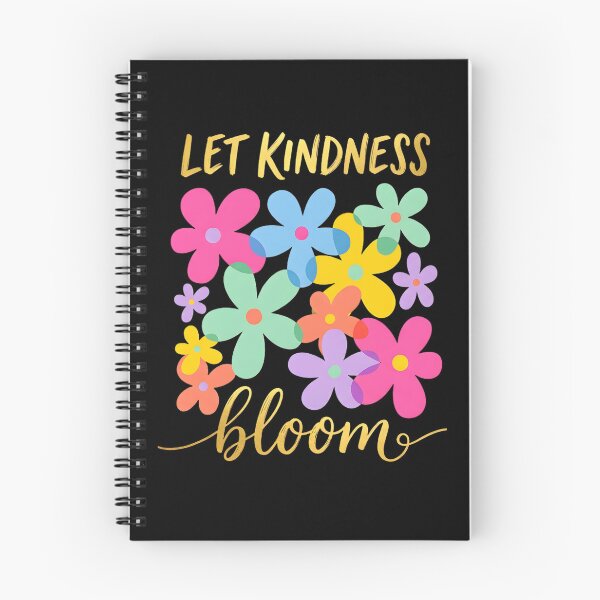 Item preview, Let Kindness Bloom T-Shirt, Be Cool Be Kind Retro Flower Shirt, Inspiration Women Shirt, Aesthetic Floral Kindness designed and sold by THREE LITTLE BEANS.