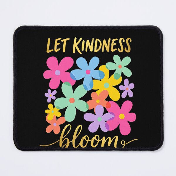 Item preview, Let Kindness Bloom T-Shirt, Be Cool Be Kind Retro Flower Shirt, Inspiration Women Shirt, Aesthetic Floral Kindness designed and sold by THREE LITTLE BEANS.