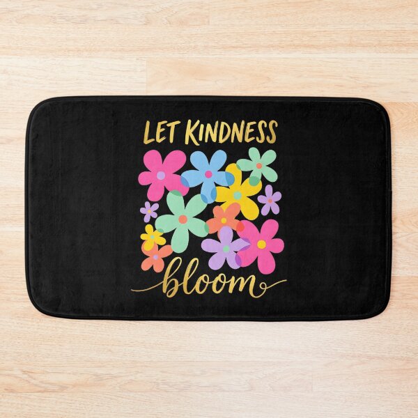 Item preview, Let Kindness Bloom T-Shirt, Be Cool Be Kind Retro Flower Shirt, Inspiration Women Shirt, Aesthetic Floral Kindness designed and sold by THREE LITTLE BEANS.