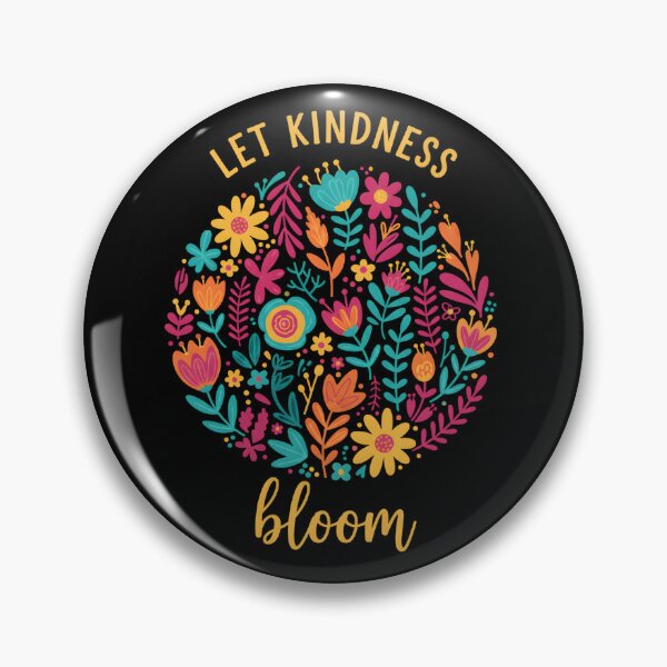 Item preview, Let Kindness Bloom T-Shirt, Be Cool Be Kind Retro Flower Shirt, Inspiration Women Shirt, Aesthetic Floral Kindness designed and sold by THREE LITTLE BEANS.