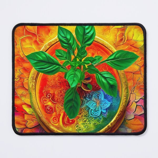 Item preview, Basil pot embedded in bright colors designed and sold by Mianku | Für das Leben.