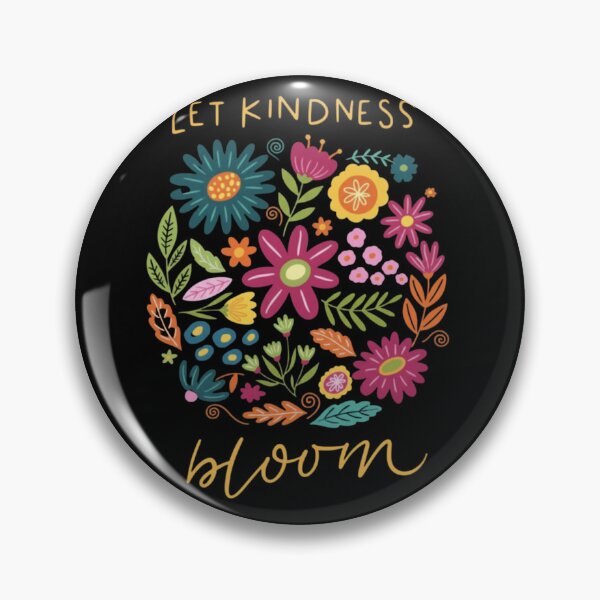 Item preview, Let Kindness Bloom T-Shirt, Be Cool Be Kind Retro Flower Shirt, Inspiration Women Shirt, Aesthetic Floral Kindness designed and sold by THREE LITTLE BEANS.