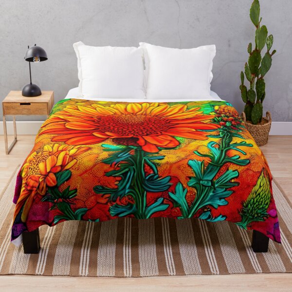 Item preview, Vibrant floral splendor in kaleidoscopic colors designed and sold by Mianku | Für das Leben.