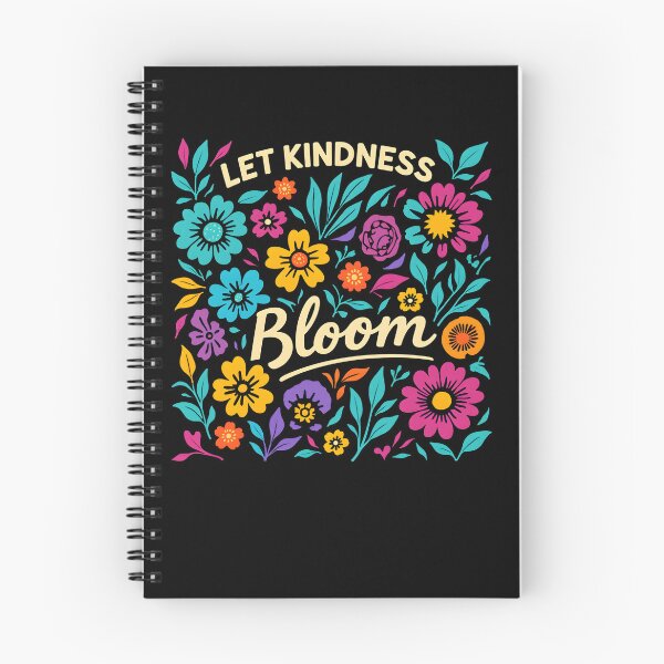 Item preview, Let Kindness Bloom T-Shirt, Be Cool Be Kind Retro Flower Shirt, Inspiration Women Shirt, Aesthetic Floral Kindness designed and sold by THREE LITTLE BEANS.