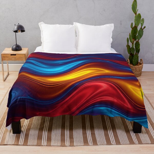 Item preview, Silky Color Waves designed and sold by Kaleidoscope Print.