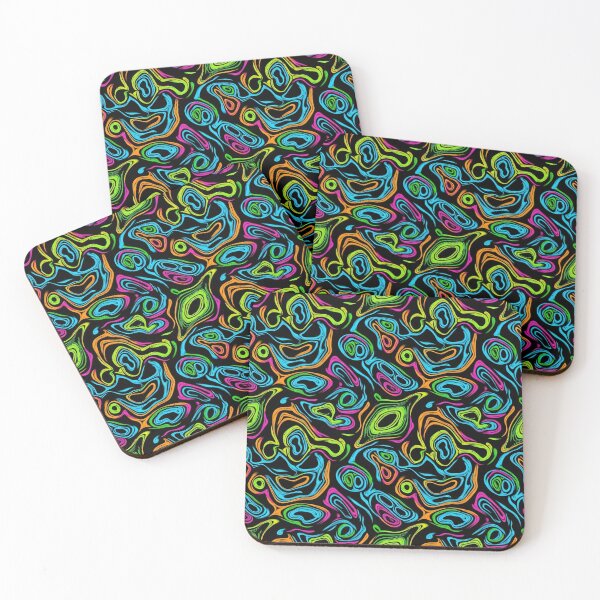 Item preview, Neon Lava Swirls designed and sold by Kaleidoscope Print.