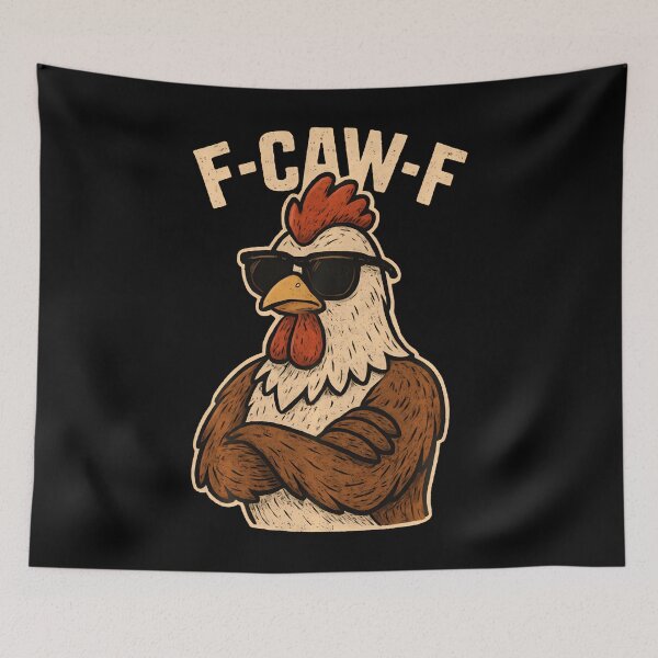 Item preview, F Caw F Gallo Pájaro Divertido Fcawf Encantador de Pollos Fawk Off designed and sold by HayleePacoch.