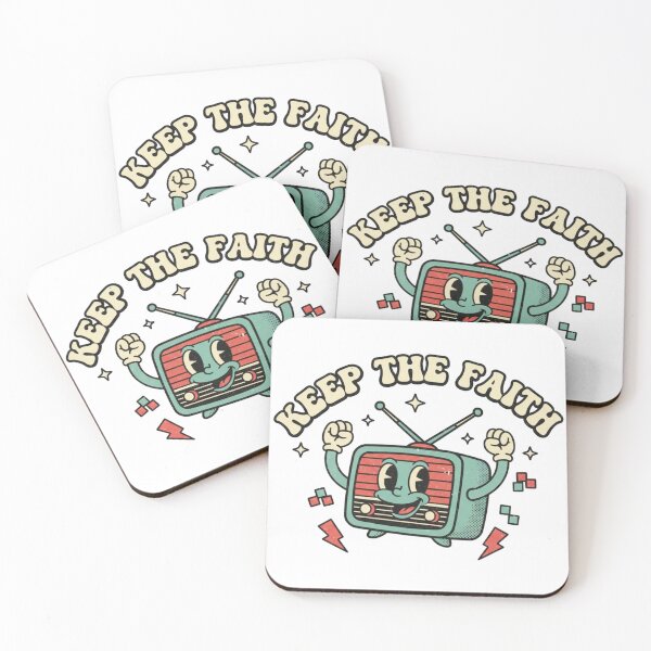 Item preview, Keep the Faith Retro Radio Motivation designed and sold by DIRTYSKETCHH.