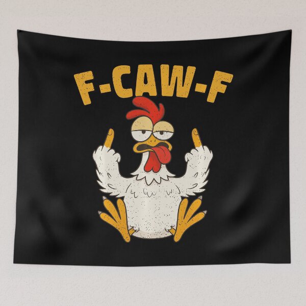 Item preview, F Caw F Gallo Pájaro Divertido Fcawf Encantador de Pollos Fawk Off designed and sold by HayleePacoch.
