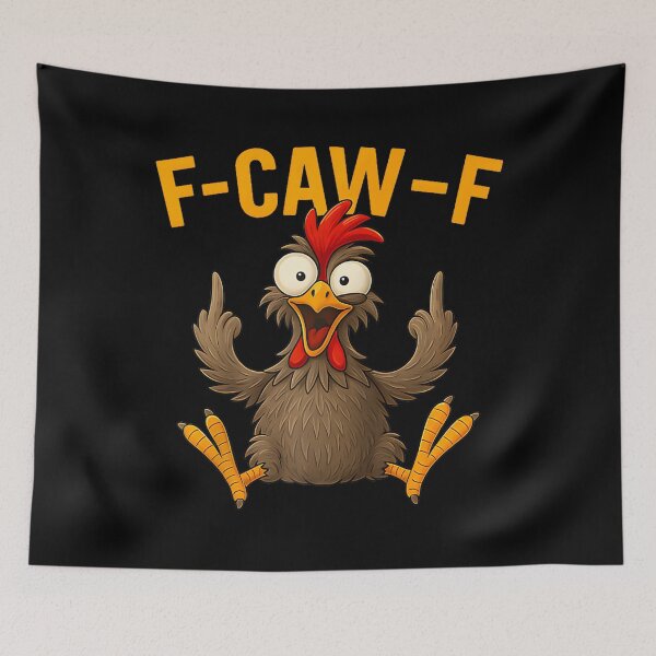 Item preview, F Caw F Gallo Pájaro Divertido Fcawf Encantador de Pollos Fawk Off designed and sold by HayleePacoch.