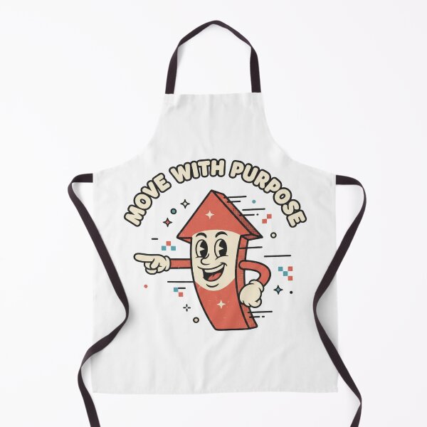 Item preview, Move with Purpose Retro Arrow Motivation designed and sold by DIRTYSKETCHH.