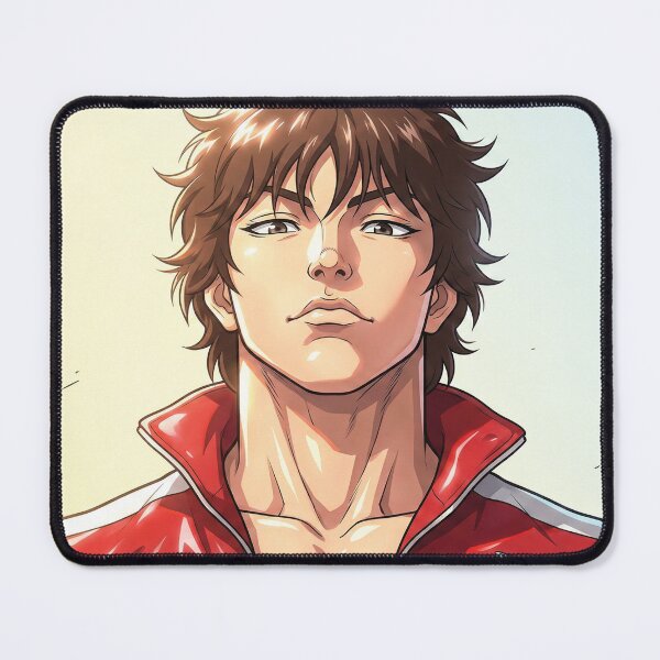 Item preview, Baki Hanma muscular anime fighter designed and sold by ZenAnimeWearz.