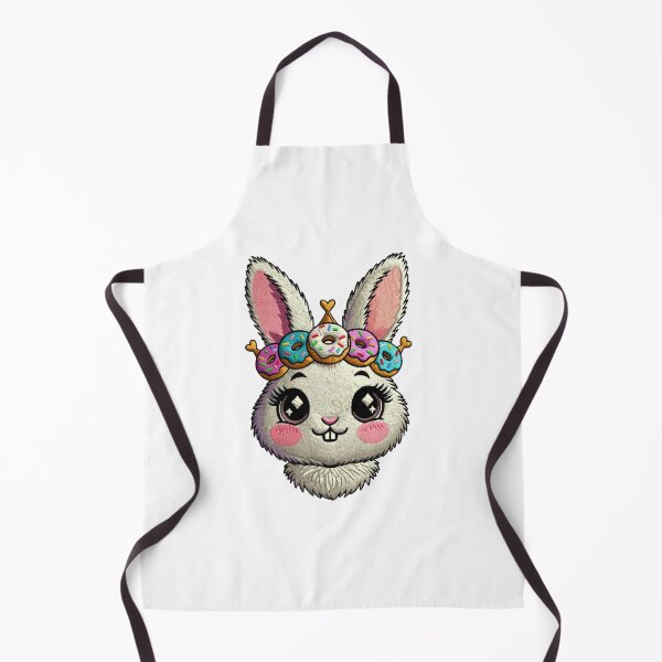 Item preview, jellycat bunny Voodoo Doll Donut Embroidery Style | Quirky Portland Doughnut Lover Gift Sticker designed and sold by GeniePixel.
