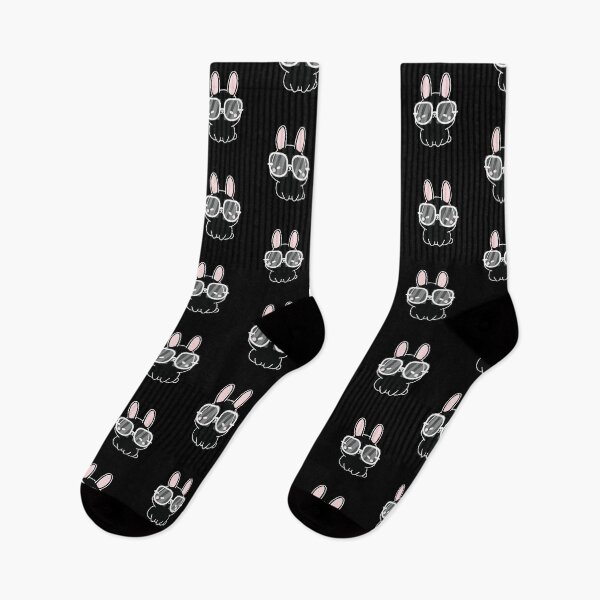 Item preview, Cool Black Bunny Wearing Sunglasses designed and sold by IN Tales.