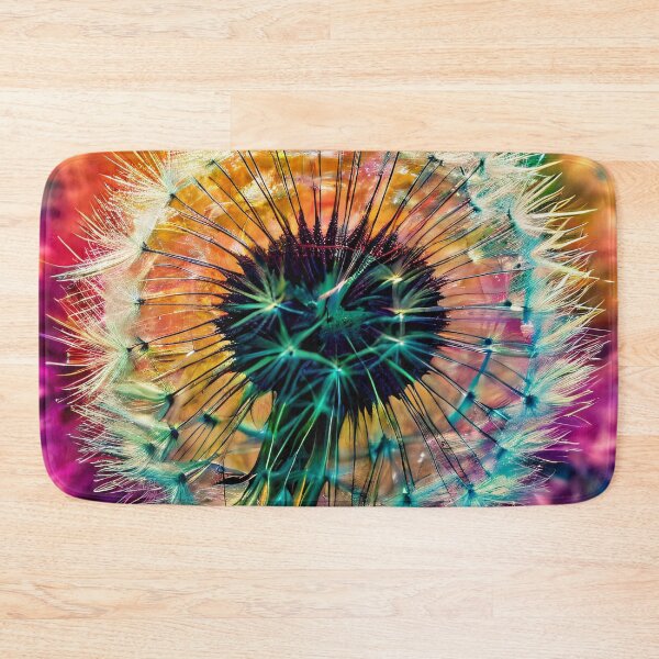 Item preview, Colorful dandelion in vibrant colors designed and sold by Mianku | Für das Leben.