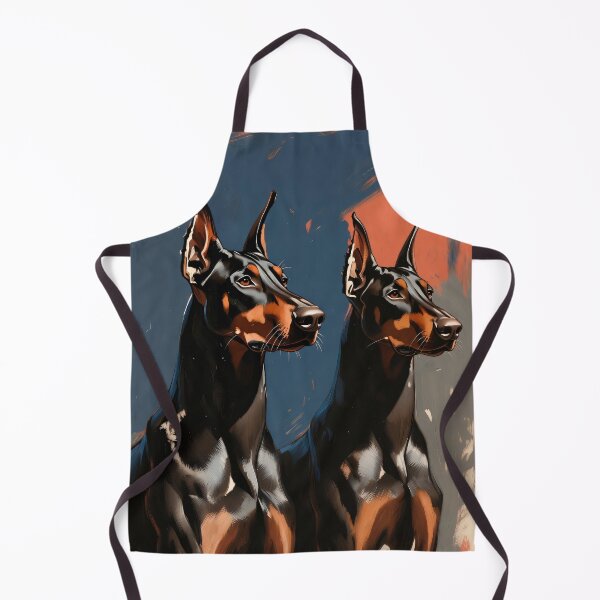Item preview, Doberman Duo in Modern Style designed and sold by KiraChie.