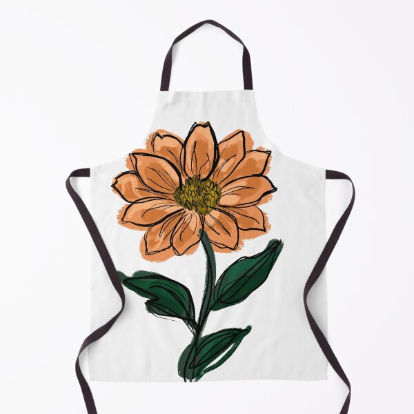 Item preview, Sweet Caroline Gerbera Daisy Flower Watercolor inspired Sketch designed and sold by the_langtry_art_logs.