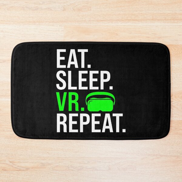 Item preview, Eat Sleep Vr Repeat Funny Virtual Reality Vr Headset designed and sold by jayeshainch.