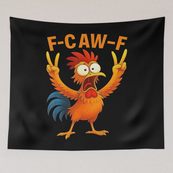 Item preview, F Caw F Gallo Pájaro Divertido Fcawf Encantador de Pollos Fawk Off designed and sold by HayleePacoch.