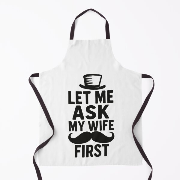 Item preview, Let Me Ask My Wife First Daily Life Strategy Funny Mustache and hat designed and sold by HumansStuck12.