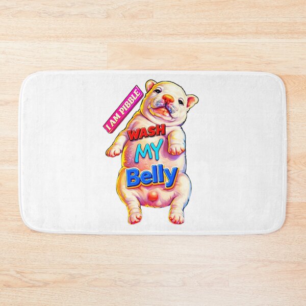Item preview, I am Pibble Wash My Belly Funny Dog Meme designed and sold by The Art by Rossouw.