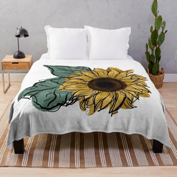Item preview, Sunflower Watercolor inspired Sketch designed and sold by the_langtry_art_logs.