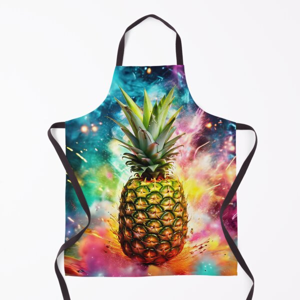 Item preview, Colorful pineapples against an abstract background designed and sold by Mianku | Für das Leben.