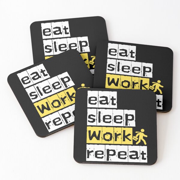 Item preview, Eat Sleep Work Repeat design designed and sold by lahmar-abbou.
