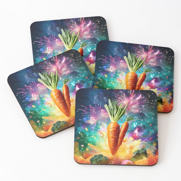 Item preview, Carrot Fireworks: Colorful Vegetable Art designed and sold by Mianku | Für das Leben.