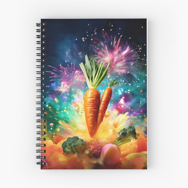 Item preview, Carrot Fireworks: Colorful Vegetable Art designed and sold by Mianku | Für das Leben.