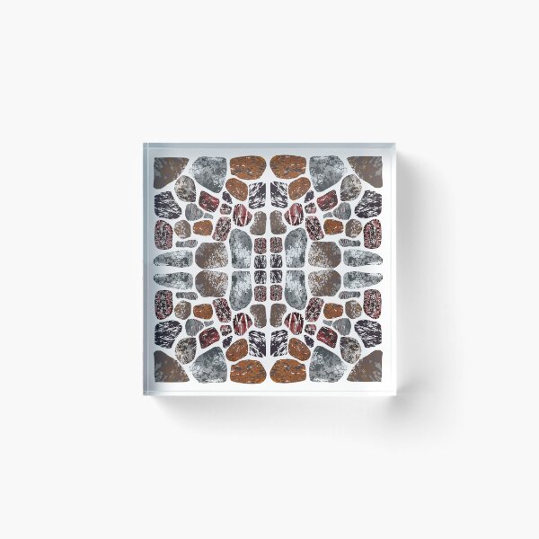 Item preview, Organic Balance: Stone Symmetry on Soft Ash designed and sold by Thidagrafictic.