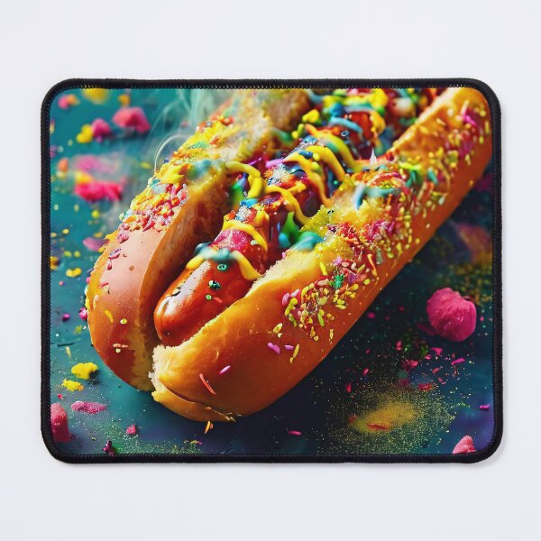 Item preview, Delicate hot dog with confetti decoration designed and sold by Mianku | Für das Leben.