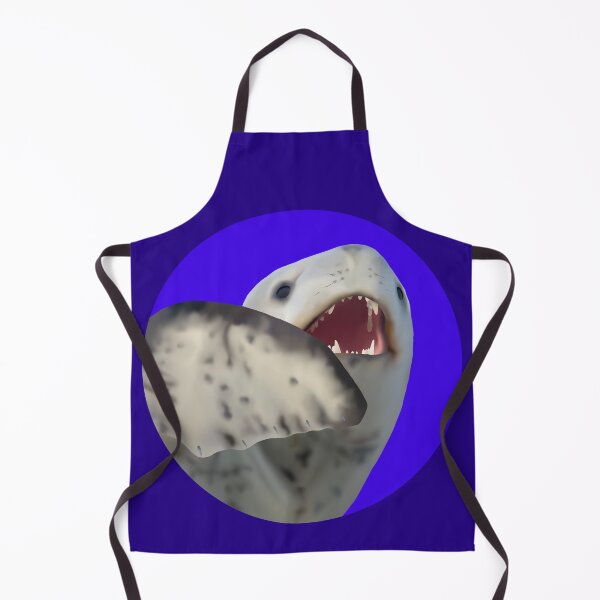 Item preview, Shocked Leopard Seal on blue designed and sold by GivernyKate.