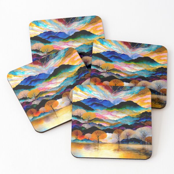 Item preview, Reflective Lake Landscape designed and sold by ViaARTfactory.