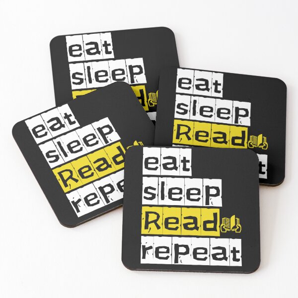 Item preview, Eat Sleep Read Repeat – Book Lover Quote Design designed and sold by lahmar-abbou.