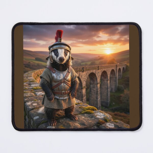 Item preview, Roman Badger Centurion on Viaduct  designed and sold by Tridentulus.