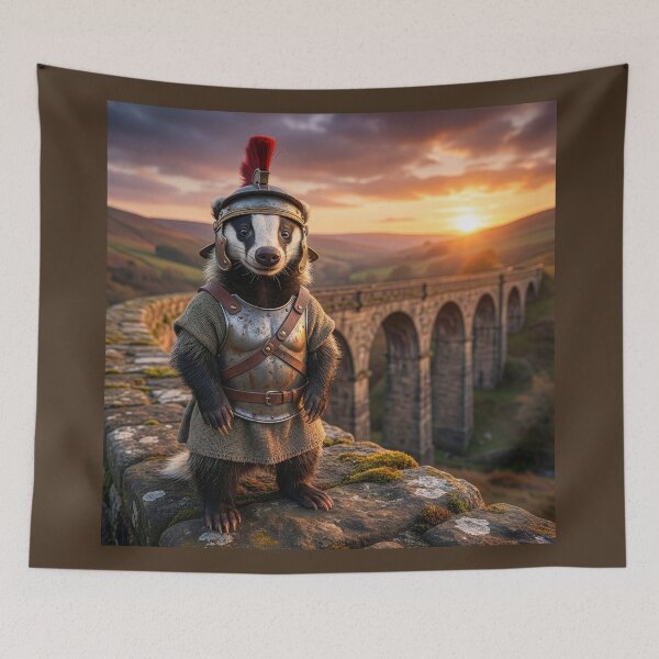 Item preview, Roman Badger Centurion on Viaduct  designed and sold by Tridentulus.