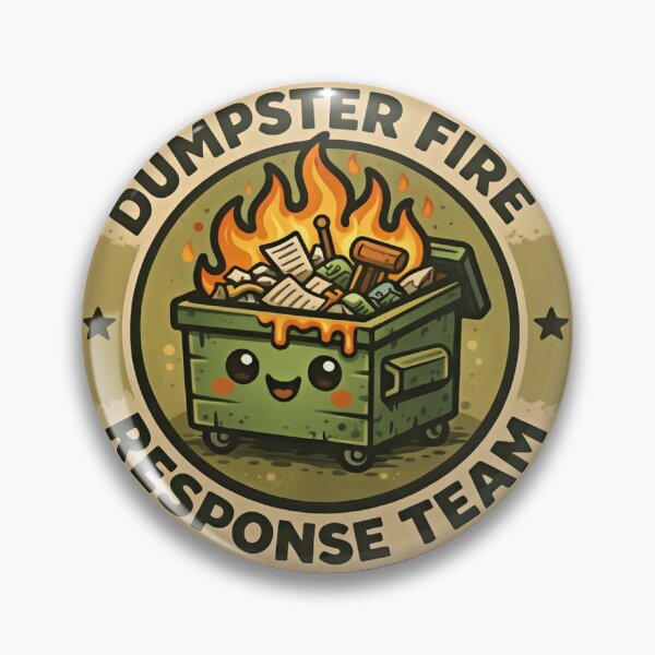 Item preview, Dumpster Fire Response Team Leader On Duty designed and sold by Star3NowForMe.