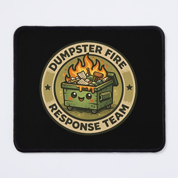 Item preview, Dumpster Fire Response Team Leader On Duty designed and sold by Star3NowForMe.