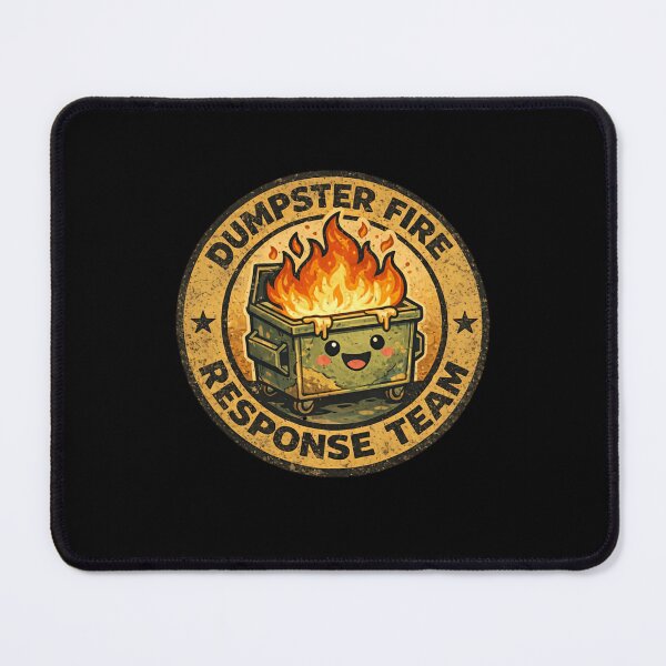 Item preview, Dumpster Fire Response Team Leader Problem Magnet designed and sold by Star3NowForMe.