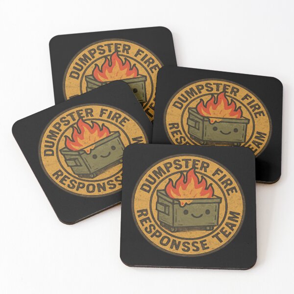 Item preview, Dumpster Fire Response Team Leader Handle With Care designed and sold by Star3NowForMe.