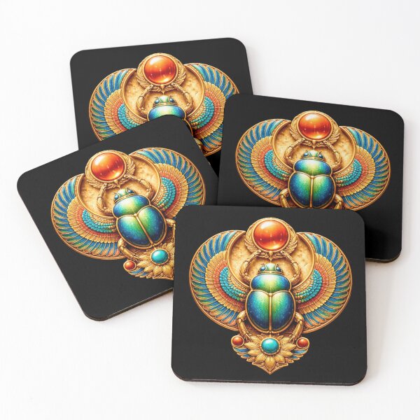 Item preview, Scarab - Ancient Egyptian Symbol of Rebirth designed and sold by Myra365Art.