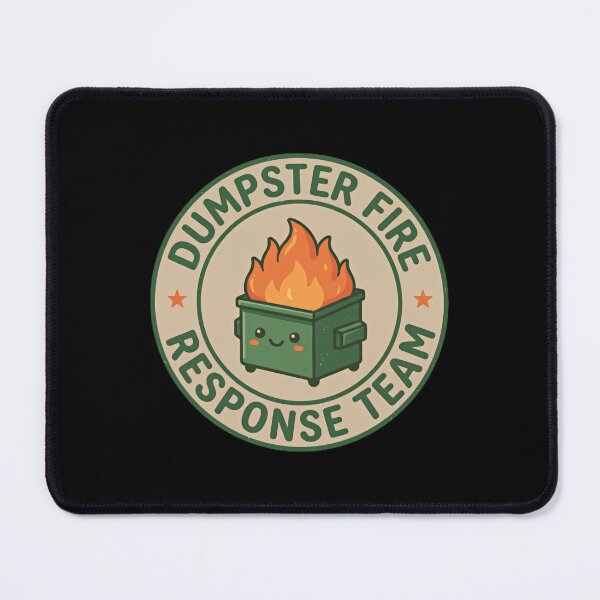 Item preview, Dumpster Fire Response Team Leader Office Edition designed and sold by Star3NowForMe.