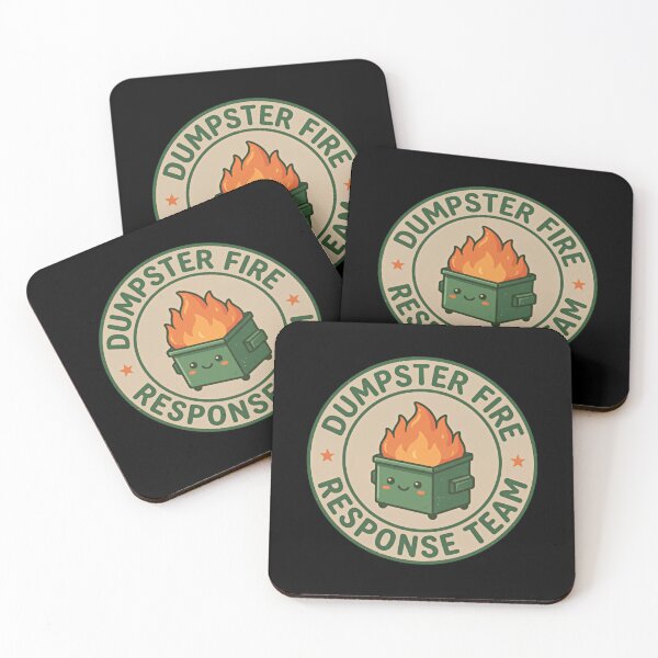 Item preview, Dumpster Fire Response Team Leader Office Edition designed and sold by Star3NowForMe.