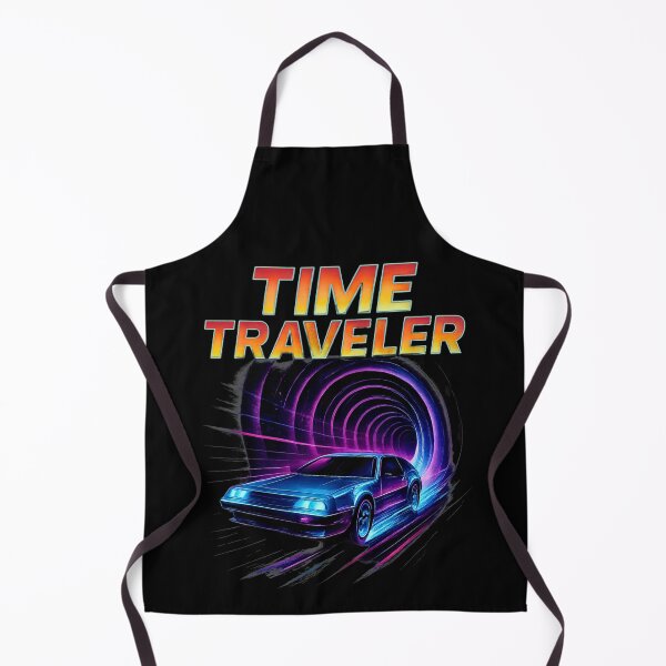 Item preview, Time Traveler Retro Neon Car T-Shirt designed and sold by Freestyle Shop.