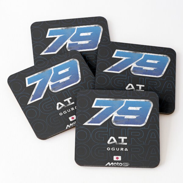 Item preview, Ai Ogura Number 79 Japan MotoGP Aprilia Trackhouse MotoGP Team designed and sold by Stotee.