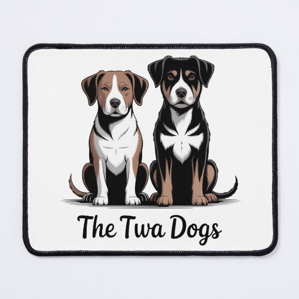 Item preview, Robert Burns The Twa Dogs Shirt - Scottish Poetry Gift designed and sold by Loom on the Loch.