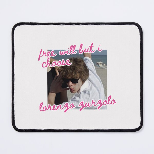 Item preview, "free will but i choose lorenzo zurzolo" - Lorenzo Zurzolo designed and sold by ka-19.