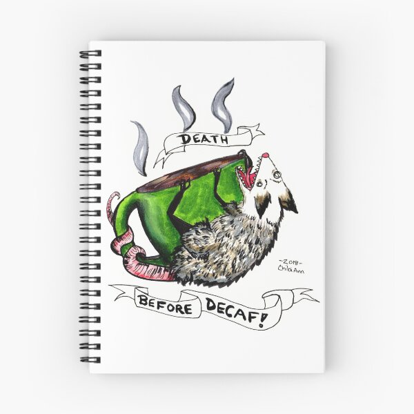 Item preview, Death Before Decaf designed and sold by Zombiefox.