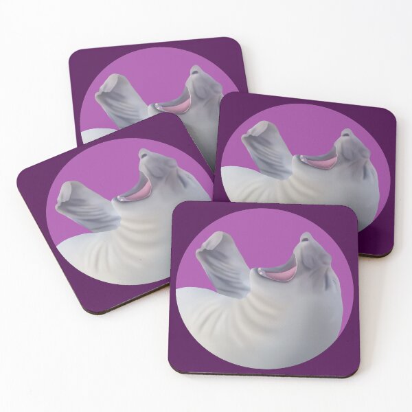 Item preview, Yawning Elephant Seal on Purple designed and sold by GivernyKate.